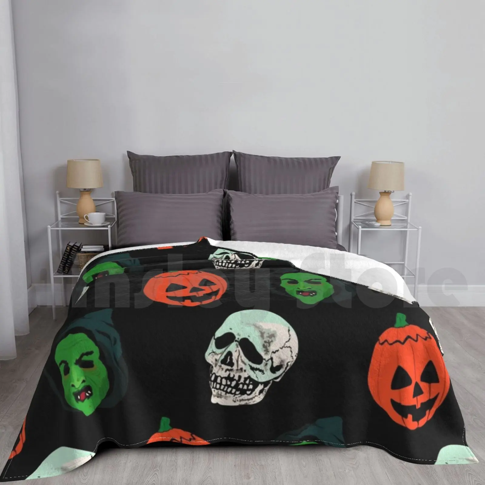 Silver Shamrock Set Blanket For Sofa Bed Travel Halloween Iii 3 Three Season Witch Skull Skeleton Crone
Silver Shamrock Set Blanket For Sofa Bed Travel Halloween Iii 3 Three Season Witch Skull Skeleton Crone
