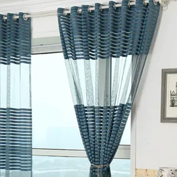 1 PCS Stripes Mix and Match the Finished Bedroom Living Room Ventilating Window Screen Stripes Warp Knitting 1 * 2.7m new 
1 PCS Stripes Mix and Match the Finished Bedroom Living Room Ventilating Window Screen Stripes Warp Knitting 1 * 2.7m new