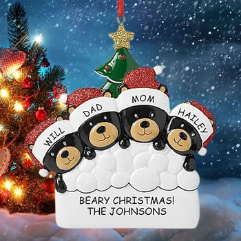 2020 New 2020 Black Bear Family Christmas Tree Ornament Personalized Hanging DIY Gift
2020 New 2020 Black Bear Family Christmas Tree Ornament Personalized Hanging DIY Gift