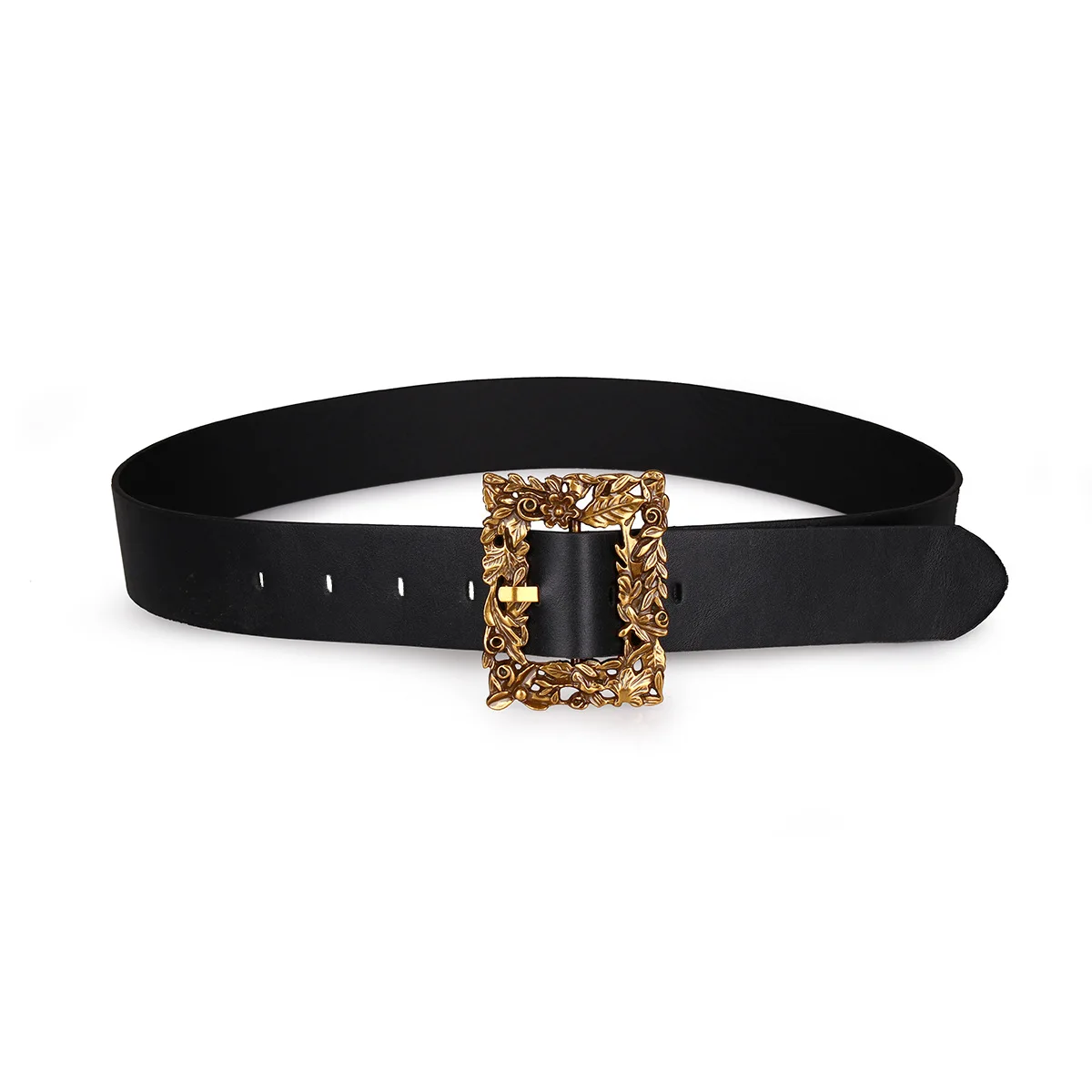 Stylish Luxury Belts for Female Golden Flower Metal Buckle Woman Belt with Hole Party Dress Strap Gold Waistband PU Leather Sash
Stylish Luxury Belts for Female Golden Flower Metal Buckle Woman Belt with Hole Party Dress Strap Gold Waistband PU Leather Sash
