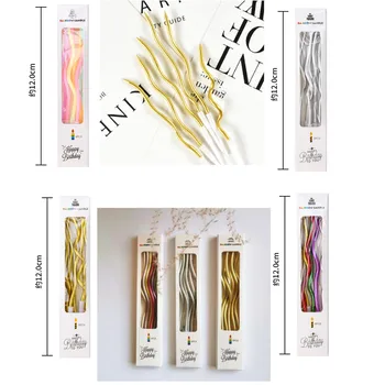20-50 Pcs/ Lot Colored Curving Cake Candle Safe Flames Kids Birthday Party Wedding Cake Candle Home Decoration Favor Supplies
20-50 Pcs/ Lot Colored Curving Cake Candle Safe Flames Kids Birthday Party Wedding Cake Candle Home Decoration Favor Supplies