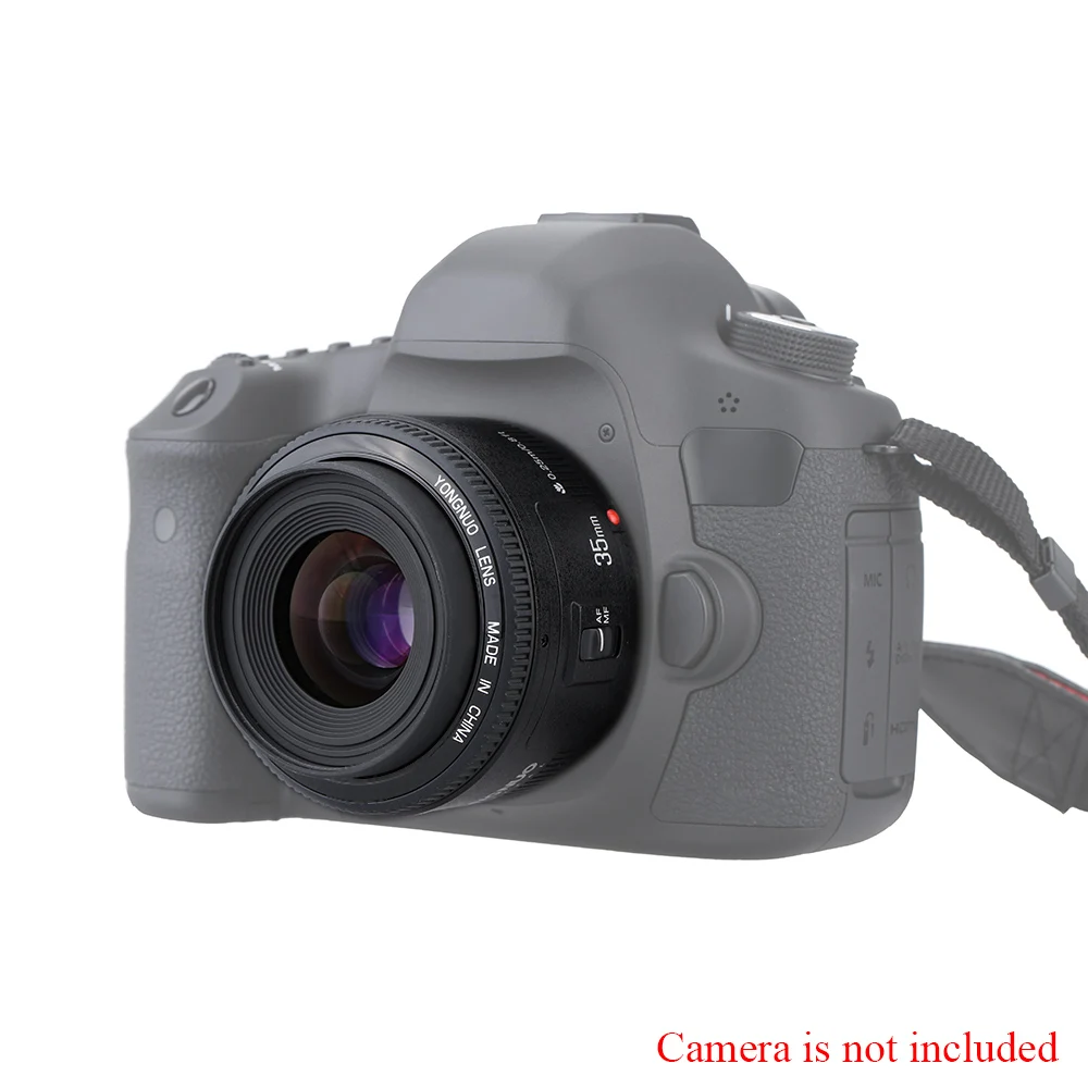 Yongnuo YN35mm F2 Lens 1:2 AF / MF Wide-Angle Fixed/Prime Auto Focus Lens for Canon EF Mount EOS Camera
Yongnuo YN35mm F2 Lens 1:2 AF / MF Wide-Angle Fixed/Prime Auto Focus Lens for Canon EF Mount EOS Camera