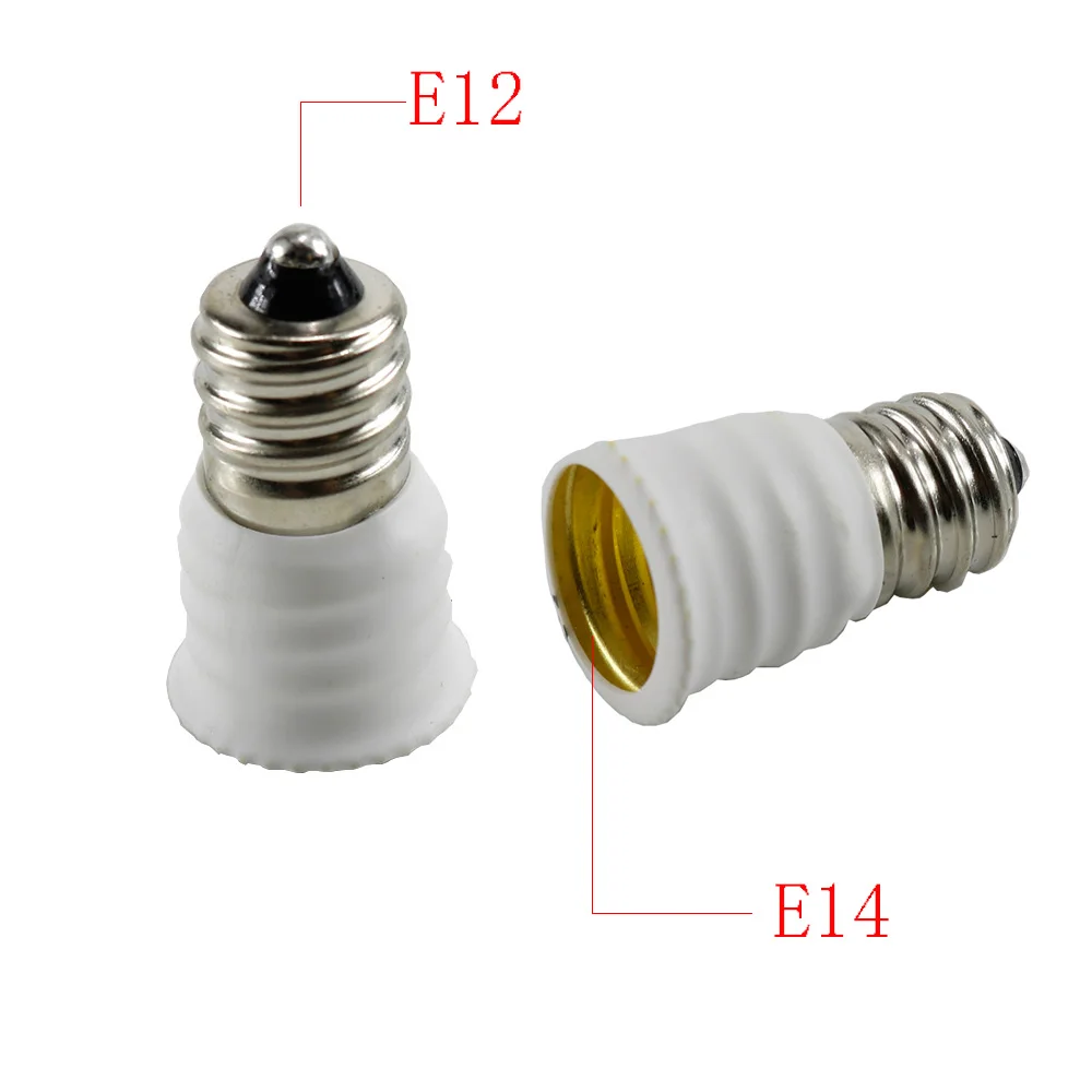 E12 To E14 Bulb Lamp Holder Adapter Socket Converter Light Base Candelabra Lamp Holder Converter accessories for e14 Light Base
E12 To E14 Bulb Lamp Holder Adapter Socket Converter Light Base Candelabra Lamp Holder Converter accessories for e14 Light Base