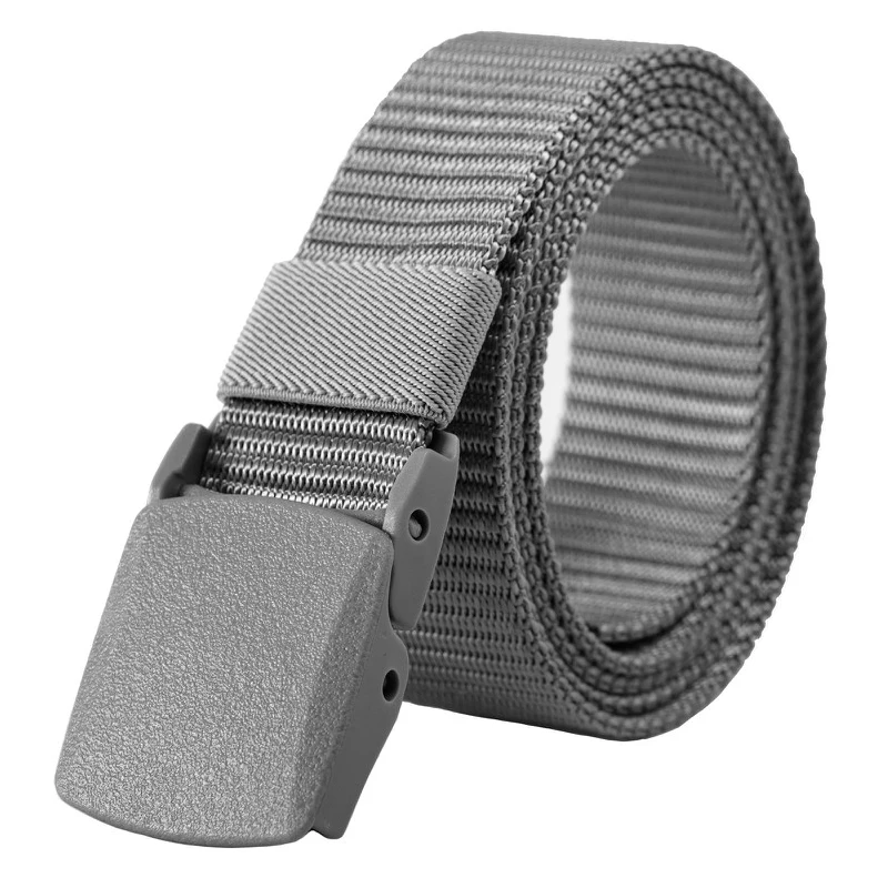 New Non-Metallic Non-Magnetic Buckle Nylon Belt No Hole Universal Unisex Belt for Men Women SCI88
New Non-Metallic Non-Magnetic Buckle Nylon Belt No Hole Universal Unisex Belt for Men Women SCI88