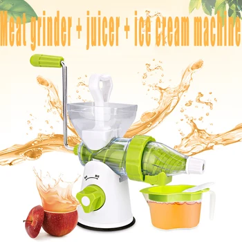 Manual Juicer Home Multi-function Juicer Ice Cream Juicer Meat Grinder Cegetable And Fruit Juicer Three In One
Manual Juicer Home Multi-function Juicer Ice Cream Juicer Meat Grinder Cegetable And Fruit Juicer Three In One