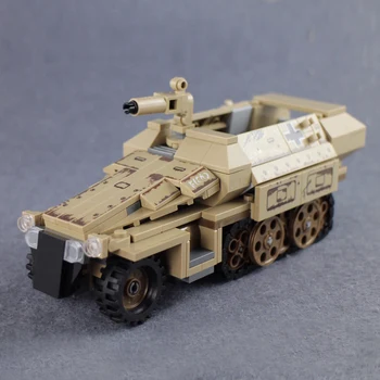 355pcs WW2 Military Series SD.KFZ.251 Armored Car Bricks German Army Building Blocks Toys For Chlidren
355pcs WW2 Military Series SD.KFZ.251 Armored Car Bricks German Army Building Blocks Toys For Chlidren