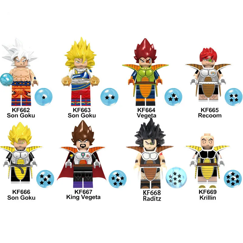 KF6057 Single Sale Building Blocks Dragon Ball Z Son Goku Vegeta Recoom Raditz Krillin Figures Learning Model For Children Toys
KF6057 Single Sale Building Blocks Dragon Ball Z Son Goku Vegeta Recoom Raditz Krillin Figures Learning Model For Children Toys