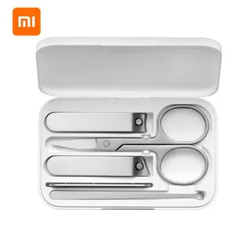 Xiaomi mijia 5pcs/set Manicure Nail Clippers Pedicure Set Portable Travel Hygiene Kit Stainless Steel Nail Cutter Tool Set
Xiaomi mijia 5pcs/set Manicure Nail Clippers Pedicure Set Portable Travel Hygiene Kit Stainless Steel Nail Cutter Tool Set