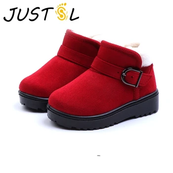 JUSTSL 2019 Winter New Kids Snow Boots Boys Girls Keep Warm Shoes Children's Cotton Non-slip Boots Size 24-37 
JUSTSL 2019 Winter New Kids Snow Boots Boys Girls Keep Warm Shoes Children's Cotton Non-slip Boots Size 24-37