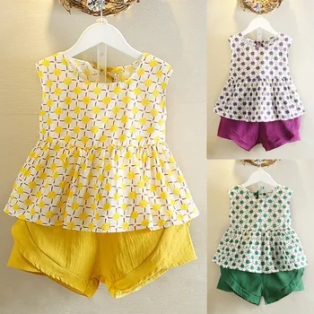 Toddler Kids Baby Girls Outfits Clothes Printing T-shirt Vest+Shorts 2PCS Set Kids Child Summer 
Toddler Kids Baby Girls Outfits Clothes Printing T-shirt Vest+Shorts 2PCS Set Kids Child Summer