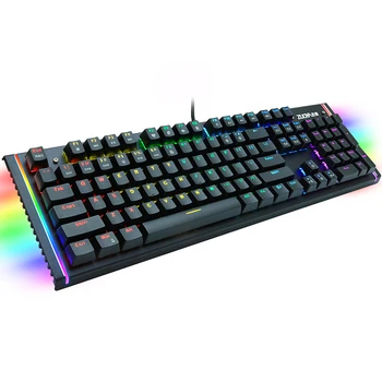 Gaming Mechanical Keyboard 104key RU/US Wired Keyboard Anti-ghosting RGB/ Mix Backlit LED USB For Gamer PC Laptop 
Gaming Mechanical Keyboard 104key RU/US Wired Keyboard Anti-ghosting RGB/ Mix Backlit LED USB For Gamer PC Laptop