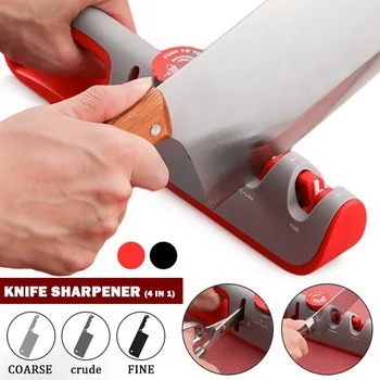 Angle Adjustable Knife 4 Stages Scissors Sharpening Stone Professional Kitchen Grinder Knives Whetstone Sharpener Tool ^^
Angle Adjustable Knife 4 Stages Scissors Sharpening Stone Professional Kitchen Grinder Knives Whetstone Sharpener Tool ^^