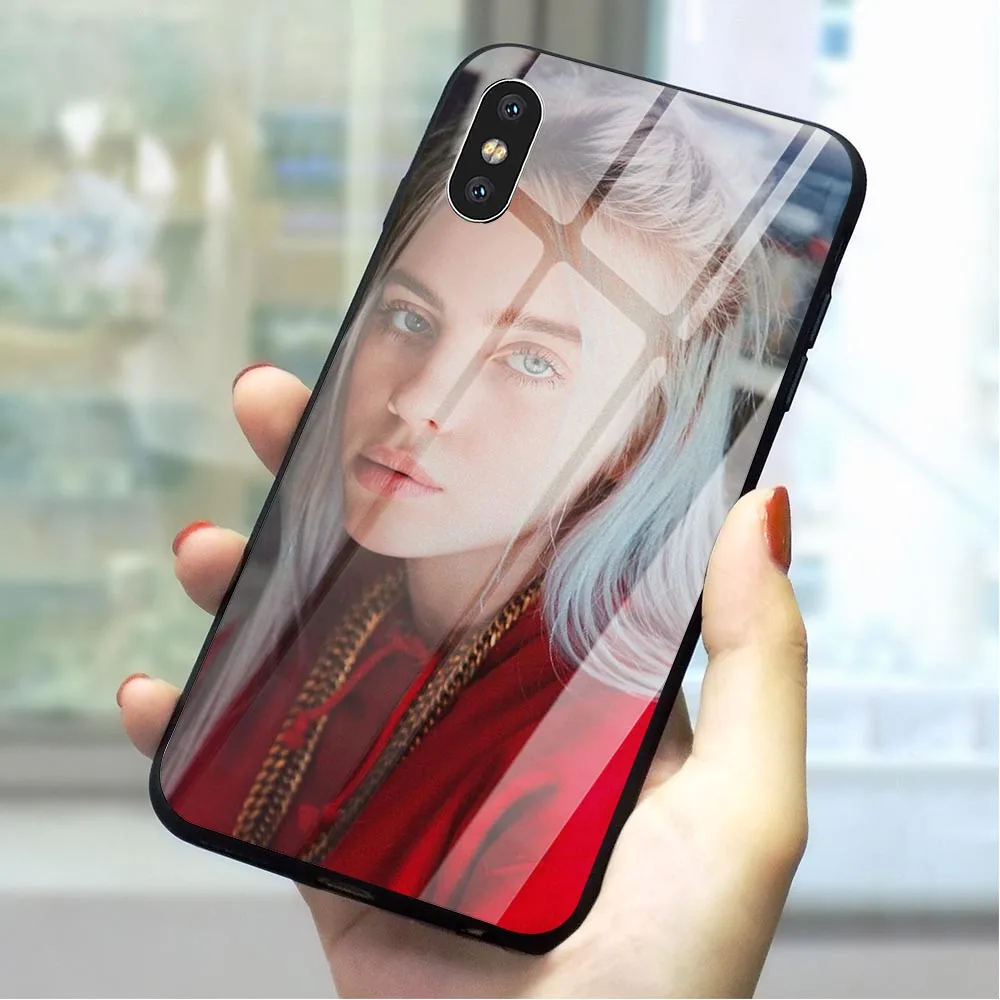 Pattern Billie Eilish Tempered Glass Phone Cover for iPhone SE Case X XR 5 7 8 Plus 6 6S 5S Xs Max Cases Skin 11 pro
Pattern Billie Eilish Tempered Glass Phone Cover for iPhone SE Case X XR 5 7 8 Plus 6 6S 5S Xs Max Cases Skin 11 pro