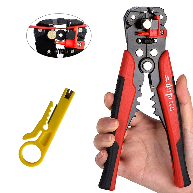 Wire Cutter Pliers Cable Automatic Wire Stripper Multipurpose Stripping Tools Crimping Pliers Terminal 0.2-6.0mm2 Hand Tool
Wire Cutter Pliers Cable Automatic Wire Stripper Multipurpose Stripping Tools Crimping Pliers Terminal 0.2-6.0mm2 Hand Tool