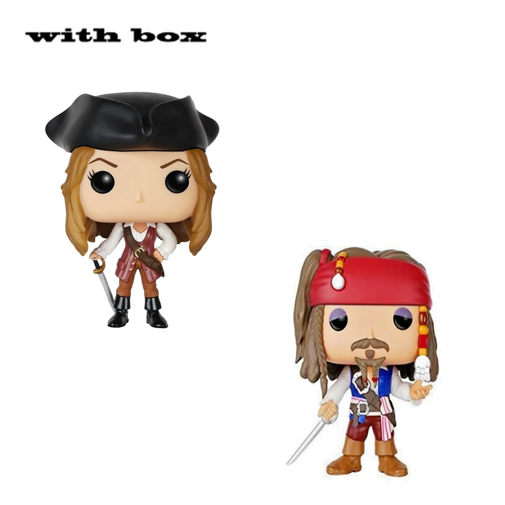 NEW Pirates Captain ELIZABETH SWANN Captain JACK Sparrow with box Figure POP Toys Collection model toy for children
NEW Pirates Captain ELIZABETH SWANN Captain JACK Sparrow with box Figure POP Toys Collection model toy for children