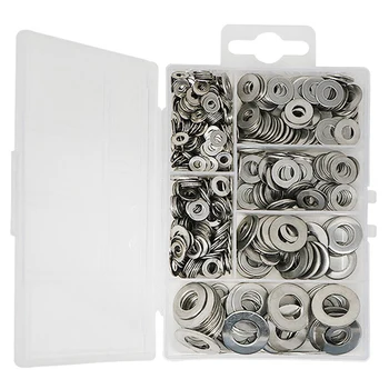 660 Pcs/Set M3 M4 M5 M6 M8 M10 Washer Spacers Stainless Steel Flat Washer Plain Gasket Spacers Kit Screw Bolt Fastener
660 Pcs/Set M3 M4 M5 M6 M8 M10 Washer Spacers Stainless Steel Flat Washer Plain Gasket Spacers Kit Screw Bolt Fastener