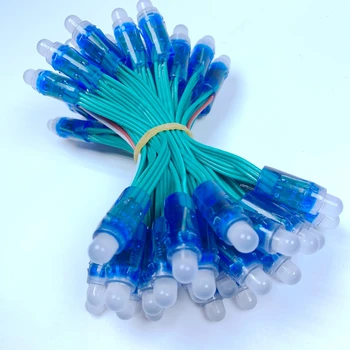 50pcs 12mm WS2811 Full Color LED Pixel Light Module DC 5V input IP68 waterproof RGB color Digital Green Wire LED christmas Light
50pcs 12mm WS2811 Full Color LED Pixel Light Module DC 5V input IP68 waterproof RGB color Digital Green Wire LED christmas Light