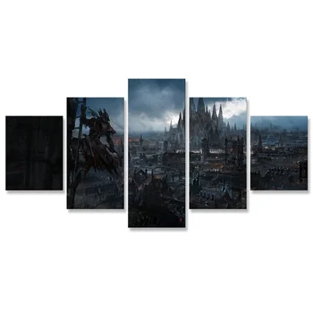 Bloodborne Fantasy City Wall Art Painting 5 Pcs Home Decoration Poster Paintings Wall Decor
Bloodborne Fantasy City Wall Art Painting 5 Pcs Home Decoration Poster Paintings Wall Decor