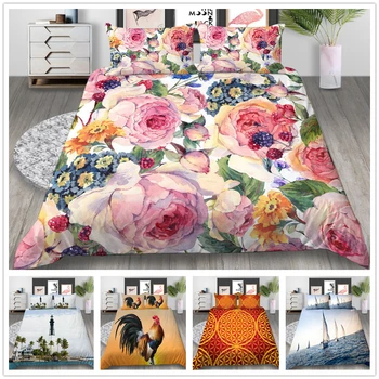 Bedding Set 2/3pcs Single Double King Size Bed Cover Set cg Realistical Style Soft for Home Textile Comforter Set 2019 New
Bedding Set 2/3pcs Single Double King Size Bed Cover Set cg Realistical Style Soft for Home Textile Comforter Set 2019 New