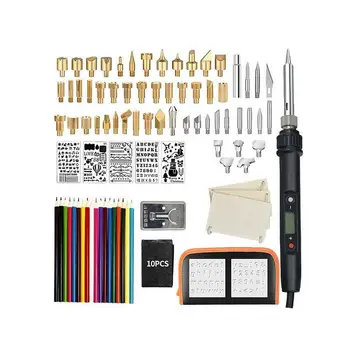 Regulated Temperature Electric Welding Soldering Iron Kit Carving Pyrography Tool Wood Embossing Burning Pen Set US EU UK Plug
Regulated Temperature Electric Welding Soldering Iron Kit Carving Pyrography Tool Wood Embossing Burning Pen Set US EU UK Plug