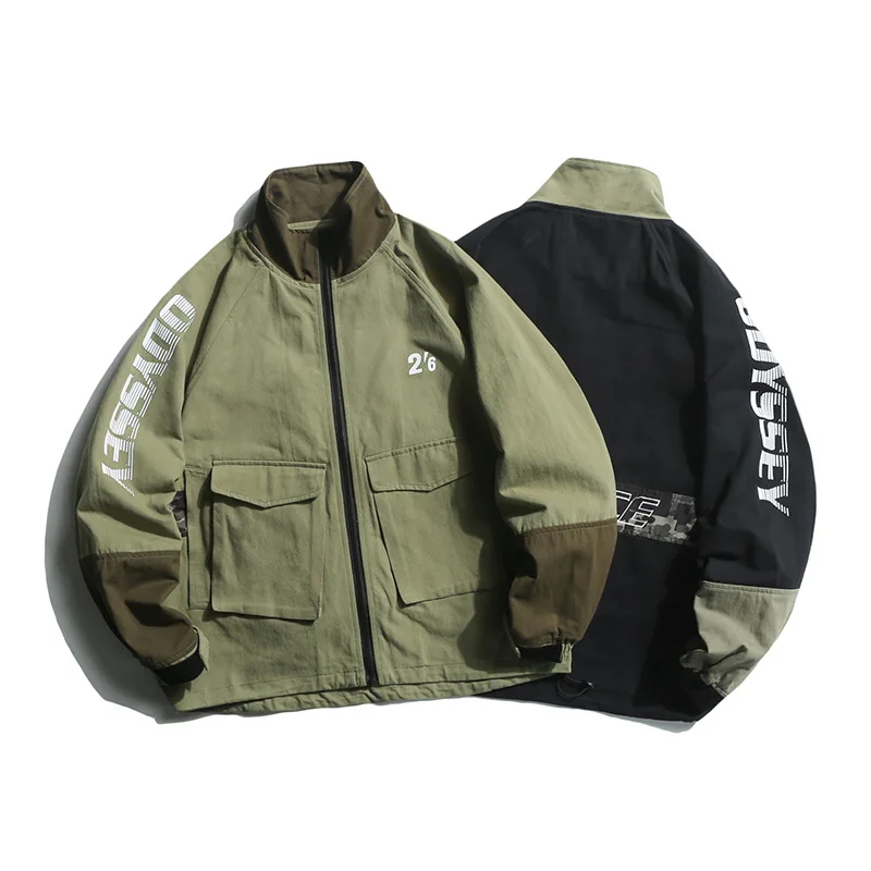 2019 New Style Japanese-style National Trends Autumn Two-color Side Edge Character Multi-pockets Coat Men's Wear
2019 New Style Japanese-style National Trends Autumn Two-color Side Edge Character Multi-pockets Coat Men's Wear