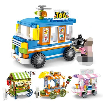SEMBO Blocks pedestrian street Assemble Ice Cream Car Building Toy Toy Shop New Year Gifts Cartoon brinquedos for Children toys
SEMBO Blocks pedestrian street Assemble Ice Cream Car Building Toy Toy Shop New Year Gifts Cartoon brinquedos for Children toys