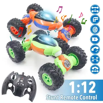 Remote Control Car 1:12 2.4GHz Gesture Sensing Twisting Drift Stunt Vehicle RC Car Toy With Lights Music
Remote Control Car 1:12 2.4GHz Gesture Sensing Twisting Drift Stunt Vehicle RC Car Toy With Lights Music