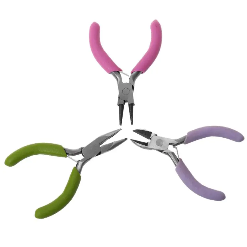 3pcs/set Mini Jewelry Beads Making Tools Pliers Beading Line Chain Cutter DIY Kit
3pcs/set Mini Jewelry Beads Making Tools Pliers Beading Line Chain Cutter DIY Kit