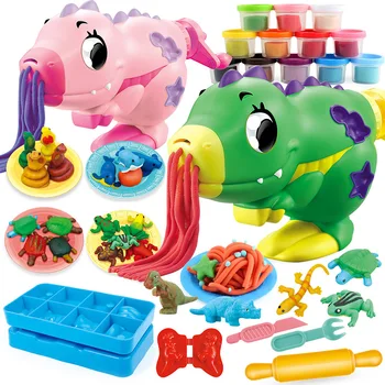 Plasticine Tool Kit Diy Colorful Clay 3D Colorful Mud Dinosaur Shape Pasta Machine Set Science Education Puzzle Play House Toys
Plasticine Tool Kit Diy Colorful Clay 3D Colorful Mud Dinosaur Shape Pasta Machine Set Science Education Puzzle Play House Toys