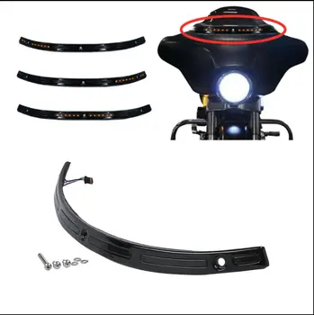 Motorcycle Black Windshield Trim W/ Amber LED Light For Harley Street Glide Electra Glide Ultra Limited 2014-2020
Motorcycle Black Windshield Trim W/ Amber LED Light For Harley Street Glide Electra Glide Ultra Limited 2014-2020