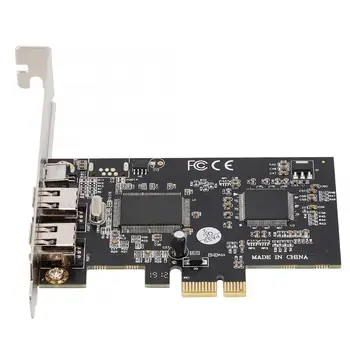 PCI-E 1394A FireWire Controller Card with PCI Express Slot High Transfer Rate Plug-and-Use 100/200/400mbps Transmission Rate
PCI-E 1394A FireWire Controller Card with PCI Express Slot High Transfer Rate Plug-and-Use 100/200/400mbps Transmission Rate