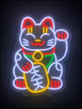Neon Sign For Chinese lucky cat Real Glass Tube fish Commercial shop Lamp neon light decor neon lights for rooms icons light
Neon Sign For Chinese lucky cat Real Glass Tube fish Commercial shop Lamp neon light decor neon lights for rooms icons light