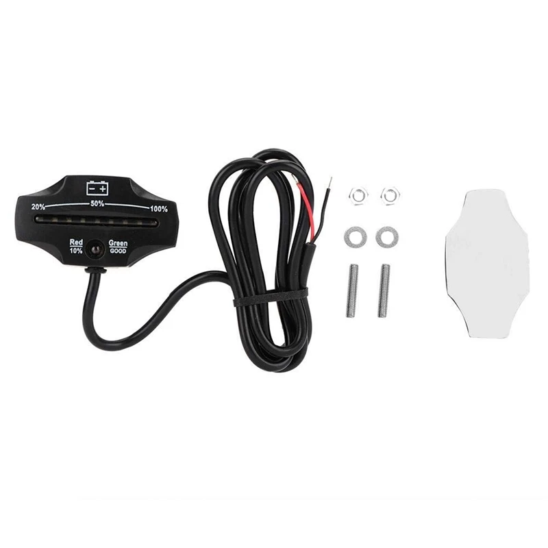 LED Lead Acid Storage Battery Indicator Gauge Battery Level Monitor for Golf Carts Marine Motorcycle Truck Forklift
LED Lead Acid Storage Battery Indicator Gauge Battery Level Monitor for Golf Carts Marine Motorcycle Truck Forklift