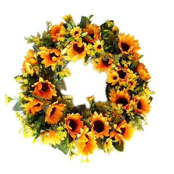 Artificial Sunflower Garland Fall Front Door Wreath Summer Spring Wreath Decoration Home Ornament Wedding Garland
Artificial Sunflower Garland Fall Front Door Wreath Summer Spring Wreath Decoration Home Ornament Wedding Garland