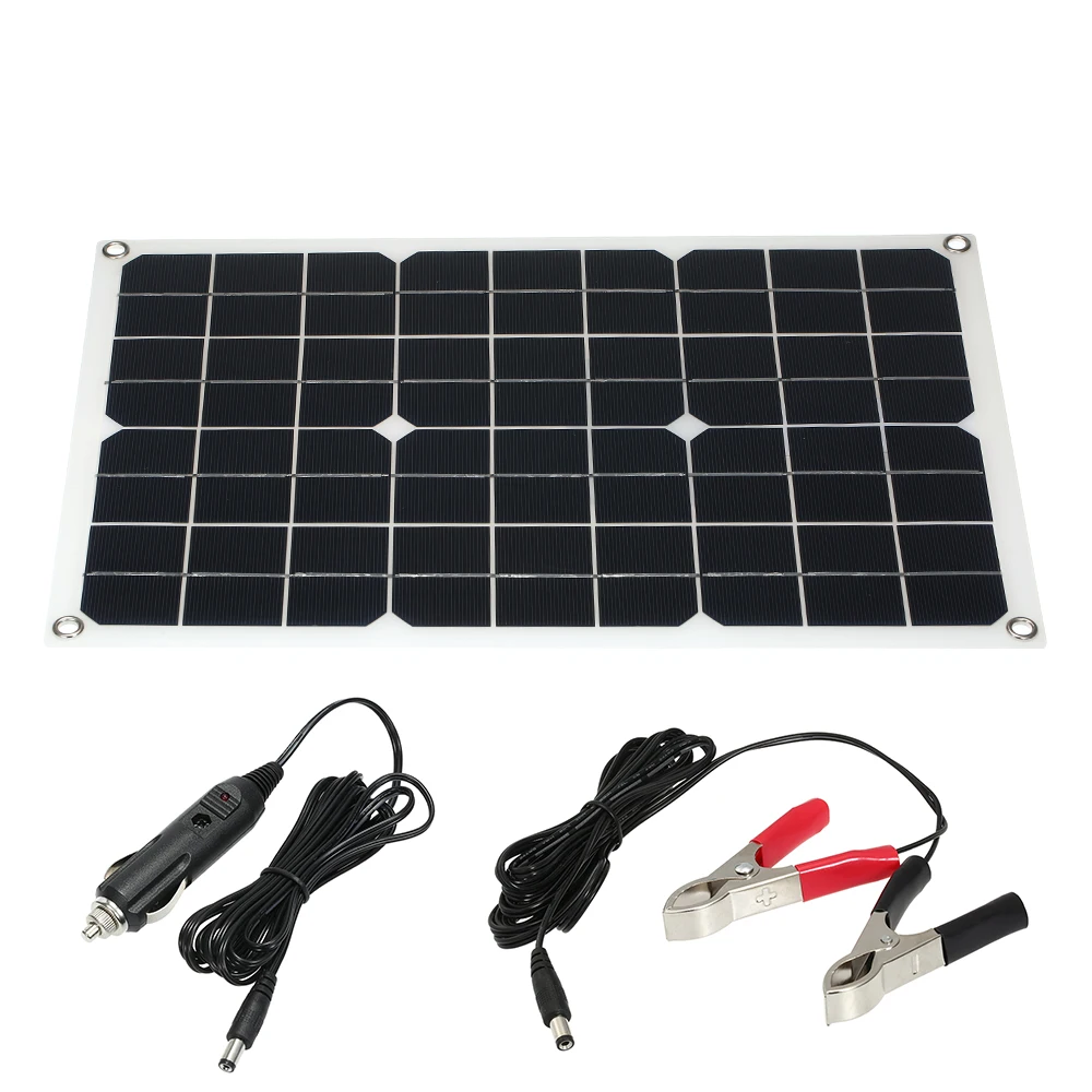30W 18V Solar Panel Portable Power Bank Board External Battery Charging Solar Cell Board For SUV off-road Outdoor Travelling
30W 18V Solar Panel Portable Power Bank Board External Battery Charging Solar Cell Board For SUV off-road Outdoor Travelling