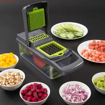 

useful new Kitchen Cutting Vegetable Shredding block Multi functional Potato shredder slicer Machine accessories food chopper