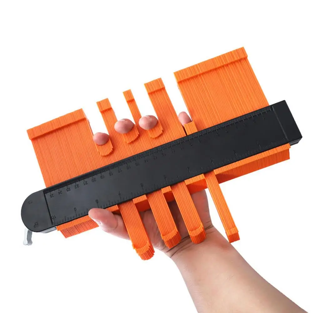 Contour Gauge Duplicator Self-locking Angle Measuring Ruler Multi Project Tool Kit Sliding 6 Fold Angle Finder Measuring Ruler
Contour Gauge Duplicator Self-locking Angle Measuring Ruler Multi Project Tool Kit Sliding 6 Fold Angle Finder Measuring Ruler