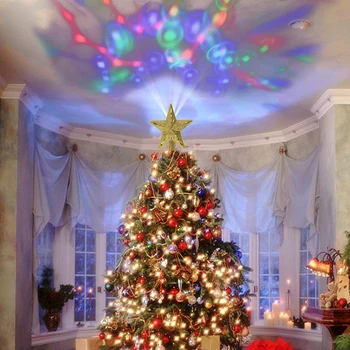 Christmas Light LED Night Light Meteor Five-pointed Star Lamp Tree Top Decor EU USA UK Plug 220V For Xmas Atmosphere Lighting
Christmas Light LED Night Light Meteor Five-pointed Star Lamp Tree Top Decor EU USA UK Plug 220V For Xmas Atmosphere Lighting