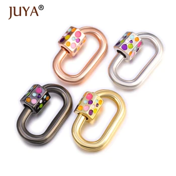 Juya Trendy Jewerly Spots Clasps Copper Lock Pedant Handmade Charms Connectors DIY Woman Necklace Bracelets Making Accessories
Juya Trendy Jewerly Spots Clasps Copper Lock Pedant Handmade Charms Connectors DIY Woman Necklace Bracelets Making Accessories