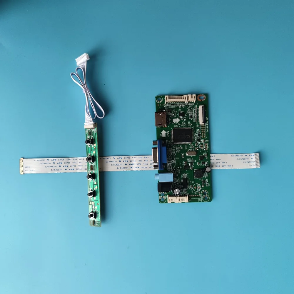 Для B140HAN03.5 DIY монитор экрана LCD EDP контроллер 14 "плата драйвер комплект VGA 30Pin