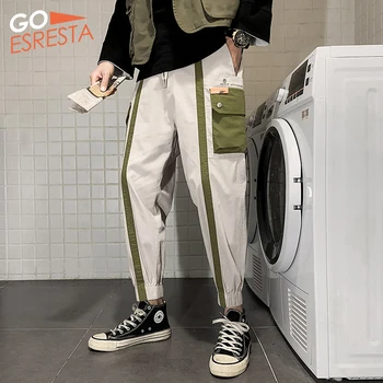 Summer 2020 New Men's Pants Printed Japanese Loose Breathable Harajuku Style Fashion Wild Drawstring Big Pocket Trousers Men
Summer 2020 New Men's Pants Printed Japanese Loose Breathable Harajuku Style Fashion Wild Drawstring Big Pocket Trousers Men
