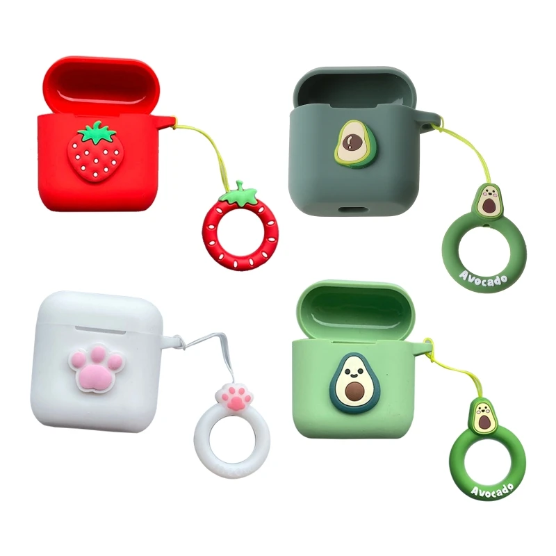 Flip-open Cover Cute Cartoon Protective Case Soft Silicone Shell for QCY T8 Wireless Bluetooth Earphones Charging Box Protector
Flip-open Cover Cute Cartoon Protective Case Soft Silicone Shell for QCY T8 Wireless Bluetooth Earphones Charging Box Protector