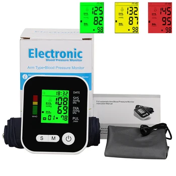 Digital Blood Pressure Monitor Tonometer Medical Equipment LCD Apparatus for Measuring Pressure Upper Arm Heart Rate Monitor
Digital Blood Pressure Monitor Tonometer Medical Equipment LCD Apparatus for Measuring Pressure Upper Arm Heart Rate Monitor