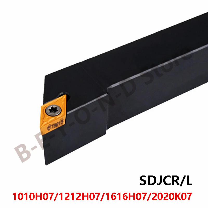 BEYOND Turning Tool Holder SDJCR SDJCL SDJCR1010H07 SDJCR1212H07 SDJCR1616H07 SDJCR2020K07 Carbide Inserts DCMT07 Lathe Cutter
BEYOND Turning Tool Holder SDJCR SDJCL SDJCR1010H07 SDJCR1212H07 SDJCR1616H07 SDJCR2020K07 Carbide Inserts DCMT07 Lathe Cutter