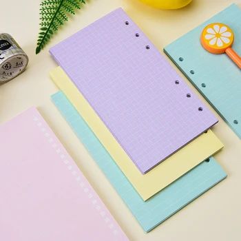 40 Sheets Colored Loose Leaf Notebook Spiral Planner Refill Inner Paper A5 A6 Notebook Cover & Zipper Bag for Filofax
40 Sheets Colored Loose Leaf Notebook Spiral Planner Refill Inner Paper A5 A6 Notebook Cover & Zipper Bag for Filofax