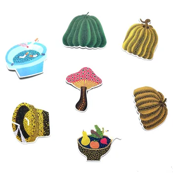7pcs Wave point Yayoi pumpkin Kusama Sticker For Laptop Guitar suitcase cool laptop Cartoon Skateboard Fashion sticker Decal
7pcs Wave point Yayoi pumpkin Kusama Sticker For Laptop Guitar suitcase cool laptop Cartoon Skateboard Fashion sticker Decal