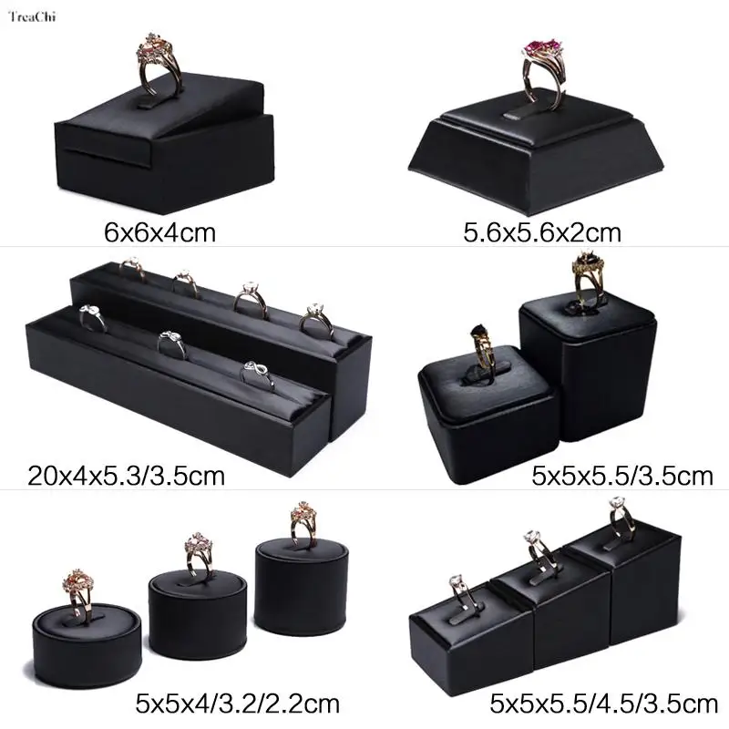 Jewelry Store Black PU Ring Display Holder Riser Jewellery Exhibition Rack Pawn Shop Counter Retail Showcase Stand Organizer
Jewelry Store Black PU Ring Display Holder Riser Jewellery Exhibition Rack Pawn Shop Counter Retail Showcase Stand Organizer