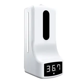 K9 2-in-1 Non-contact Digital Infrared Thermometer and Automatic Sensor Soap Dispenser for Office Hotel Mall Outdoor/Indoor
K9 2-in-1 Non-contact Digital Infrared Thermometer and Automatic Sensor Soap Dispenser for Office Hotel Mall Outdoor/Indoor