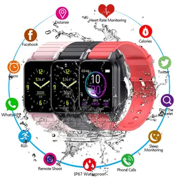 T96 Professional Smart Watch Men Women IP67 Waterproof Sport Pedometer Fiteness Tracker Sleep Monitor Heart Rate Smart Bracelet
T96 Professional Smart Watch Men Women IP67 Waterproof Sport Pedometer Fiteness Tracker Sleep Monitor Heart Rate Smart Bracelet