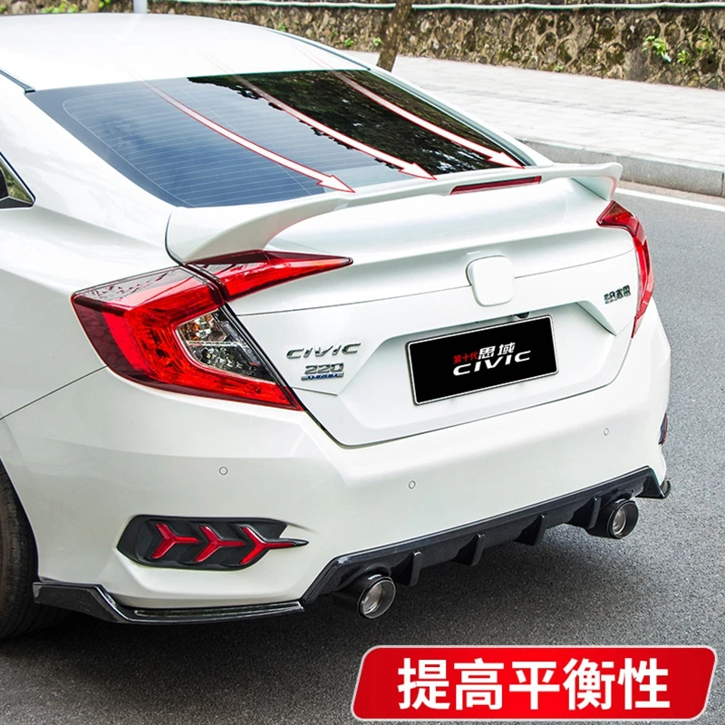 For Honda Civic 2016 2017 2018 Rear Wing Spoiler, Trunk Boot Wings ABS Spoilers DS style
For Honda Civic 2016 2017 2018 Rear Wing Spoiler, Trunk Boot Wings ABS Spoilers DS style